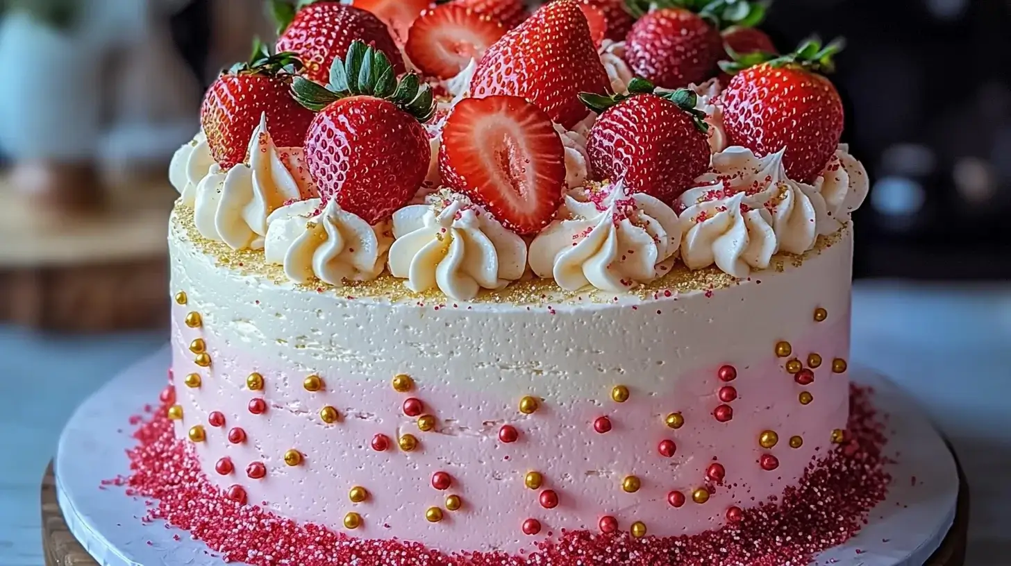 Strawberry Cake – The Ultimate Layered Dessert!
